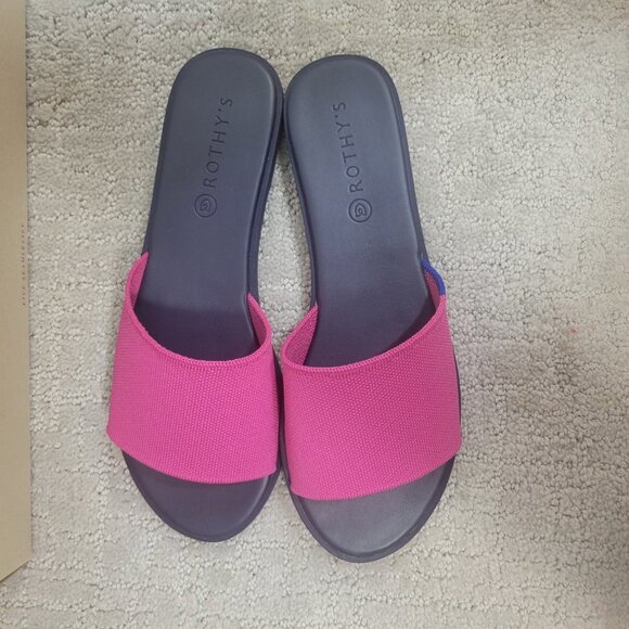 Rothy's The Slide Lotus Flat Sandals Women's Size US 7.5, 8.5, 9, 9.5,10 - Picture 8 of 10